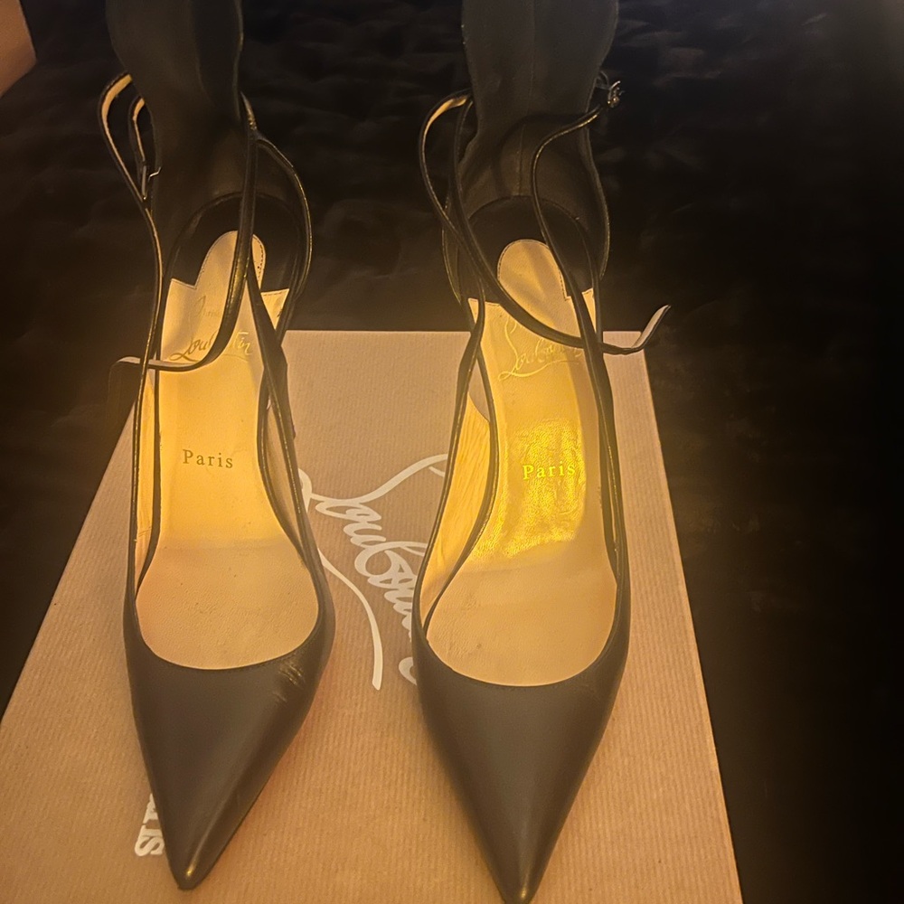 Christian Louboutin Black Pointed Heels